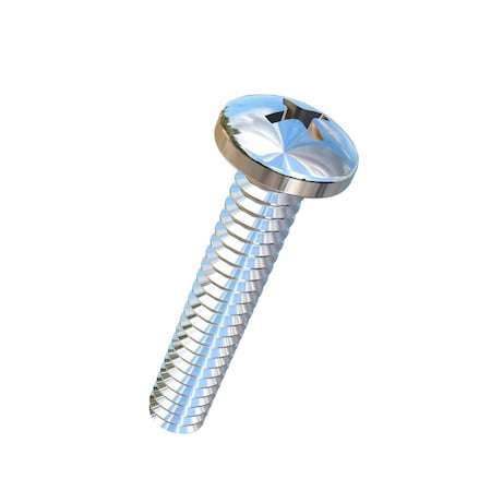 Allied Titanium #6-32 x 3/4 in Phillips Pan Machine Screw, Plain Titanium 0001559